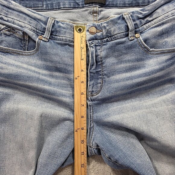 Buckle Black Jeans Womens 34x30 Light Wash Skinny Fit No. 53 Stretch Blue Denim - Picture 9 of 10